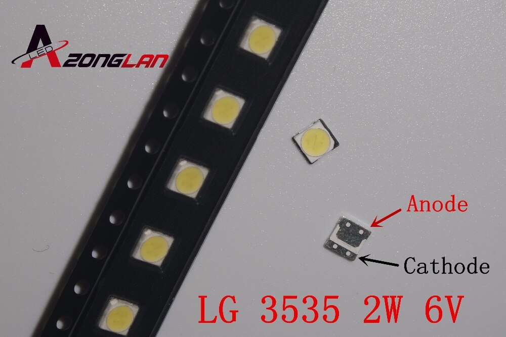 50 Pcs Voor Lcd Tv Reparatie Lg Led Tv Backlight Strip Verlichting Met Light-Emitting Diode 3535 Smd Led kralen 6V