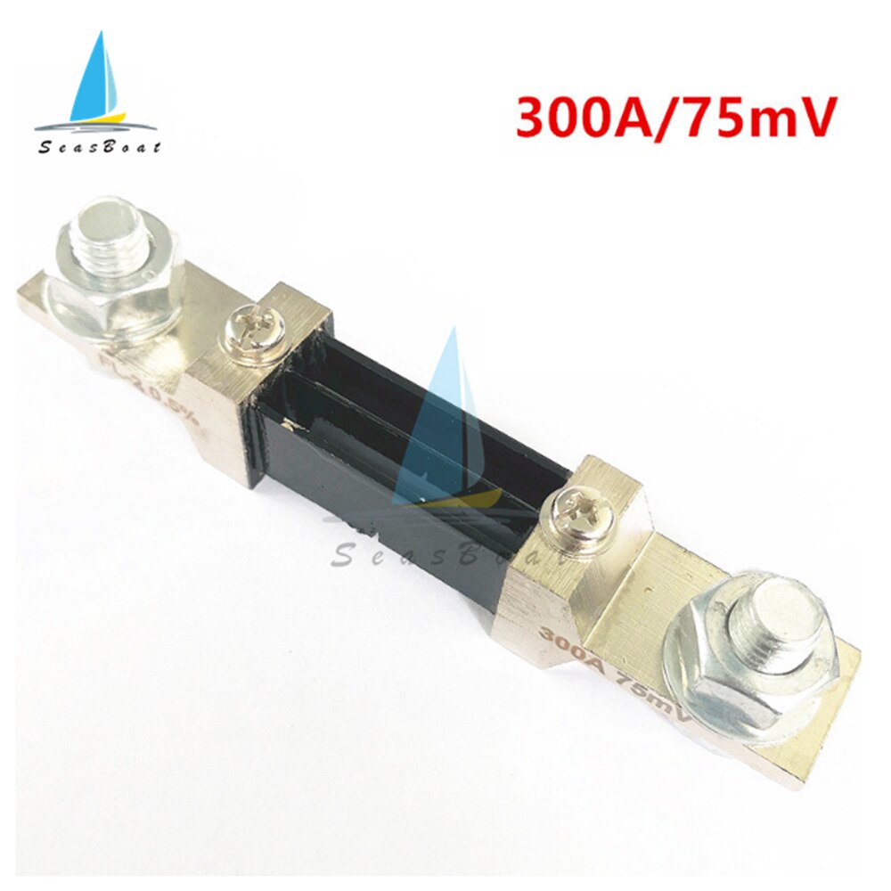 FL-2 300A 200A/75mV External Shunt Current Meter Shunt 300A/75mV 200A/75mV AMP for Digital Voltmeter Ammeter: 300A 75mV