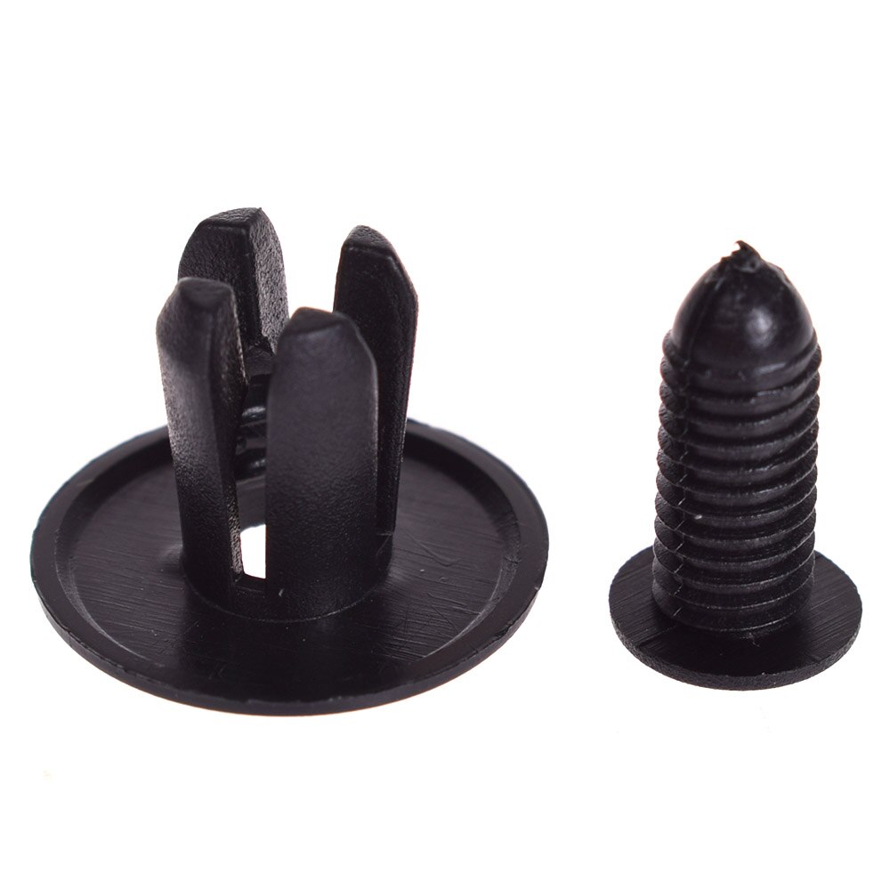 Clips de parachoques de coche, retenedor de remache de Panel de puerta, tornillo de revestimiento de guardabarros, mezclado, Universal, 100 piezas