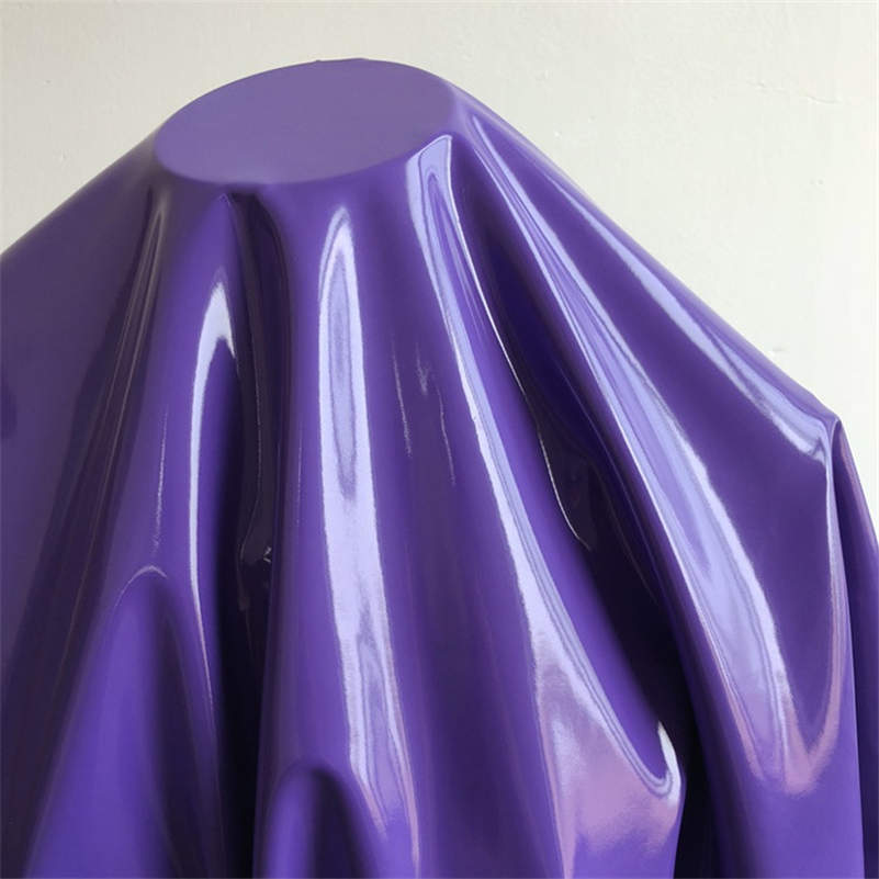 50*145cm skinnende blankt blødt vinyllæderstof elastisk pvc stof materiale til kjolebetræk: 5