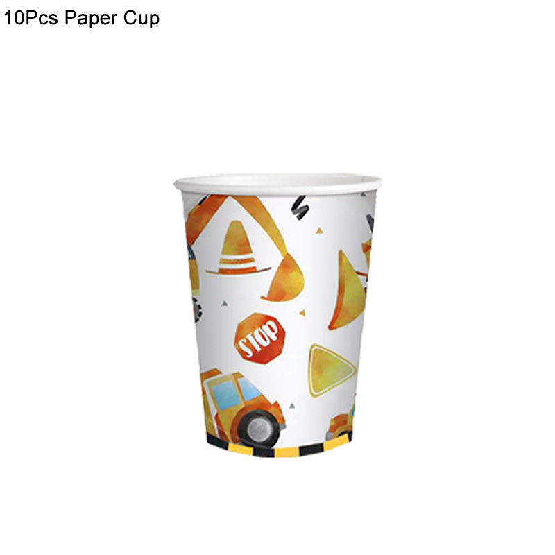 Bouwtafelkleed Dump Truck Tafelkleed Wegwerptafelkleed voor Bouw Verjaardagsfeestje Decoratiebenodigdheden: Mintgroen