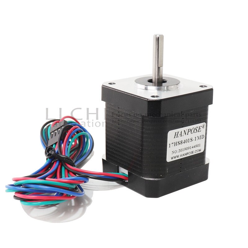 4 Lood Nema17 Stappenmotor 42 Motor Nema 17 Motor 42Bygh 48Mm 1.8A (17HS8401S-DP) motor Voor Cnc Xyz 3d Printer Motor