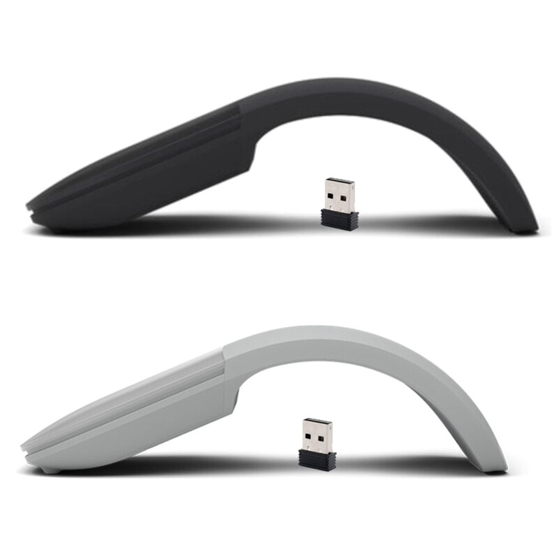 2.4Ghz Optical Maser Pointing Foldable Touch Wireless Mouse Ergonomic Fold Mini Mice for Notebook Laptop Tablet Phone