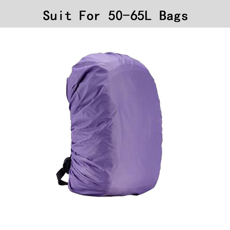 Outdoor Wandelen Waterdichte Regenhoes Rugzak Bagage Tas Regenjas Pak Voor 20L 30L 35L 40L 50L 60L Paars: Purple3