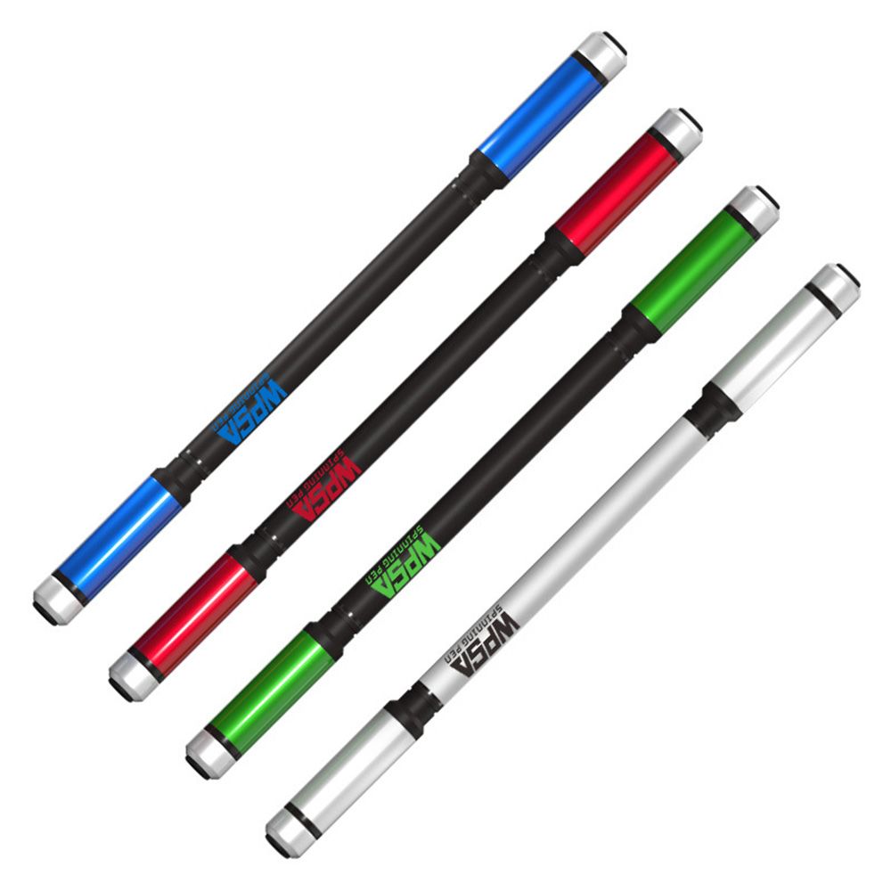 1PC Rotating Gaming Pen Anti-Skid Rolling Spinning Pen Intelligence Toy Pressure Relief Stationery Office School Writing Supply: I-Random color-1PC