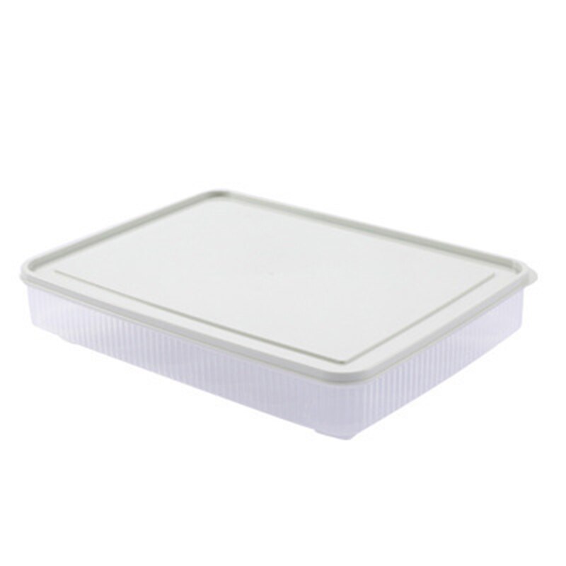 Caja organizadora de huevos con 24 rejillas, caja para el frigorífico, cajón de plástico para el hogar
