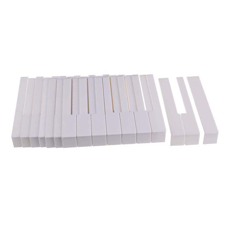 Piano de 52 teclas marfil simulado para reemplazar llave accesorio para Piano reemplazo de las tapas de las llaves desgastadas