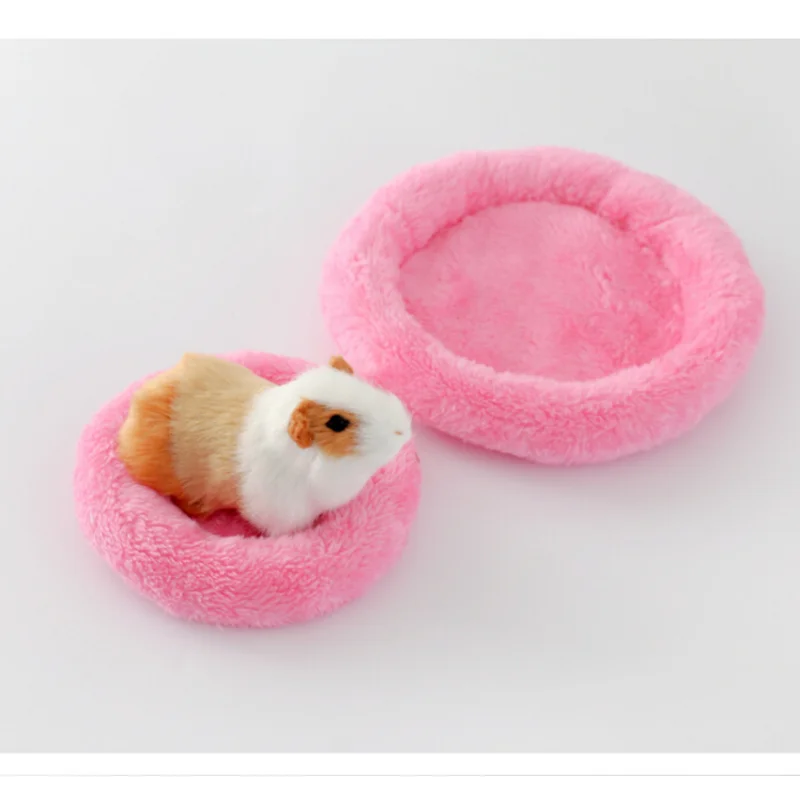 Slapende Hamster Slaapbed Hond Zachte Fleece Cavia Bed Winter Huisdier Benodigdheden Kleine Dieren Kooi Mat