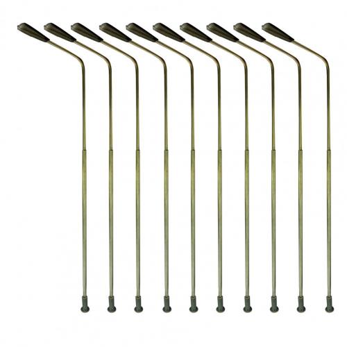 10Pcs 1:75 Schaal Diy Model Miniatuur Railway Trein Lantaarnpaal Street Led Verlichting Diy Model Miniatuur Railway Trein Lamp: Default Title