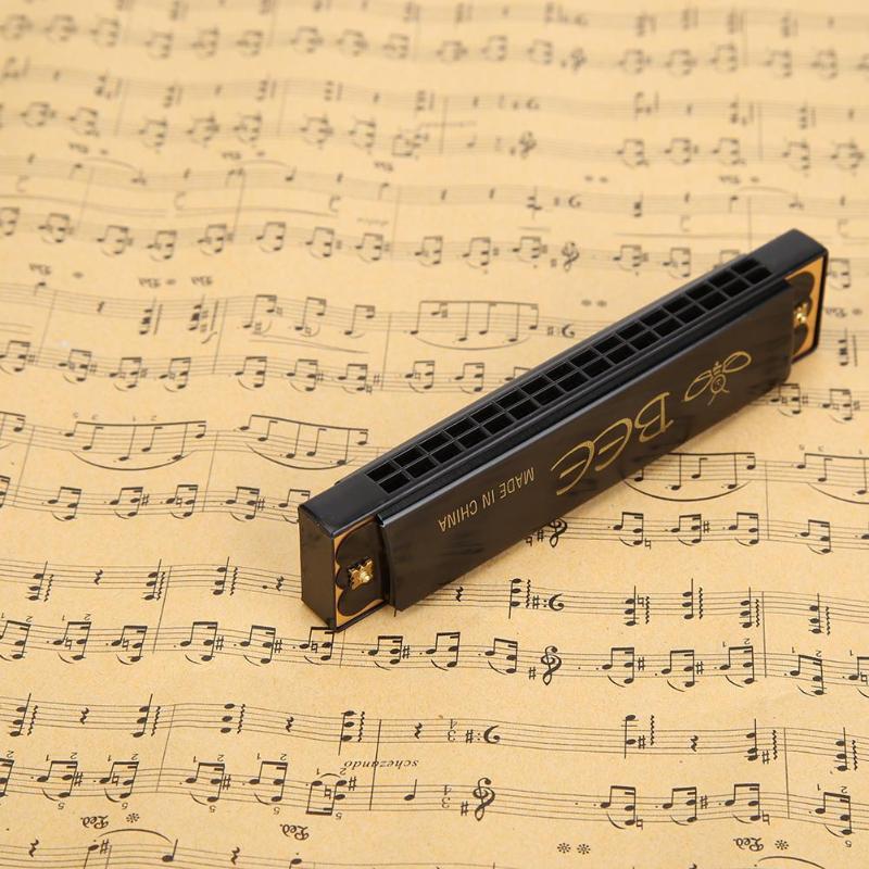 Harmonica Professionnel Tremolo Harmonica Chromatique 64 Notes 16 Trous