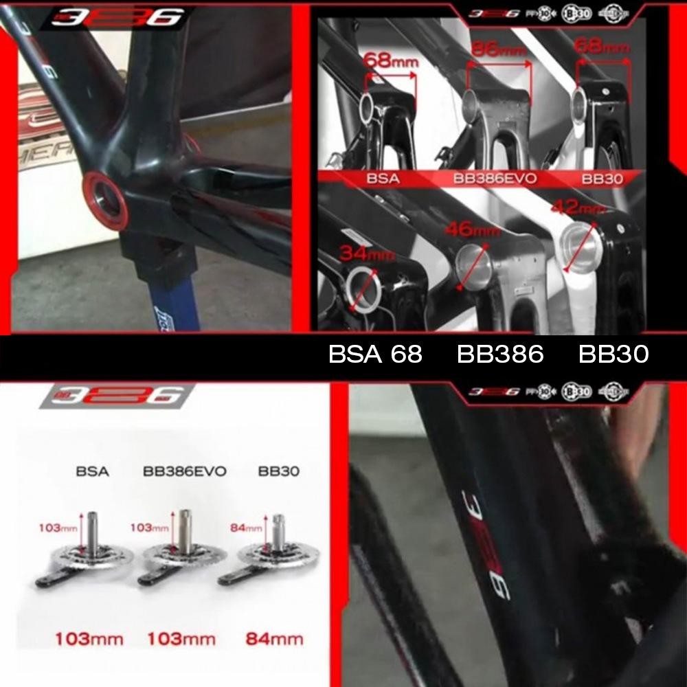 Press-in Threaded Bottom Bracket Mountain Bike BB Bottom Bracket BB109 Integrated Hollow Crankshaft Bottom Bracket Part