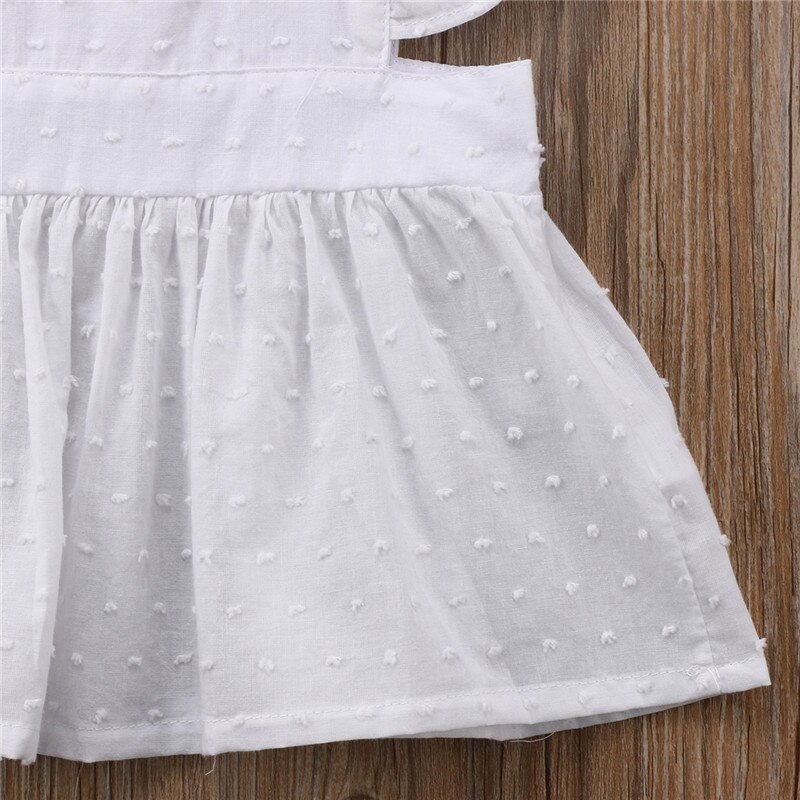 Newborn Kids Baby Girls Clothes Ruffle Top T-shirt Blouse Dress Summer Clothes Outfits 0 to 3T