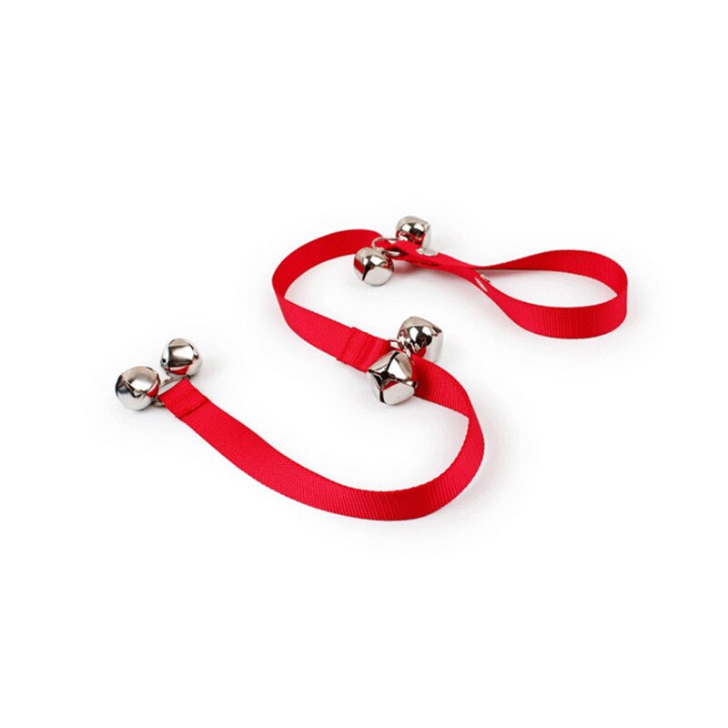 Sonnette pour animal domestique corde | Corde, plusieurs couleurs, réglable 6/7 cloches pour animal de compagnie, collier de chien, fournitures pour animal de compagnie, de noël, formation de chien, sonnette de sonnette