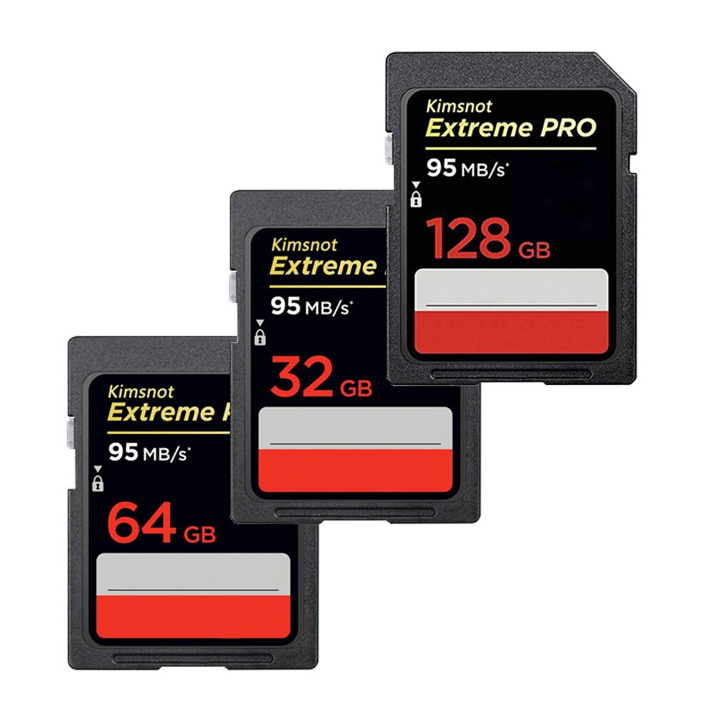 Kimsnot 633X64Gb Sdxc Geheugenkaart 256Gb 128Gb 32Gb 16Gb Sdhc Sd-kaart hoge Snelheid 95 Mb/s UHS-1 Voor Dslr Camera
