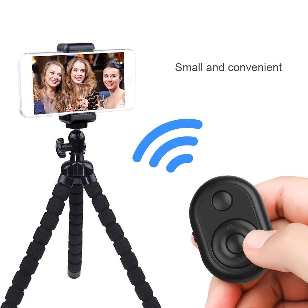 Mini télécommande sans fil Bluetooth, bouton de déclenchement à distance, retardateur, bâton de caméra, libération du téléphone, bâton de Selfie pour téléphone