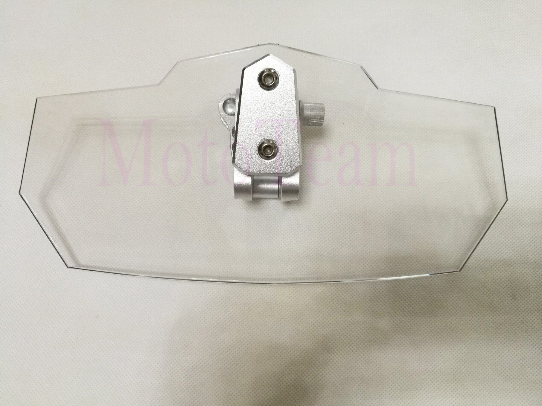 For Honda For Yamaha KTM BMW Ducati Universal Adjustable Windshield Screen Extension Deflector Moto Spoiler Wind Deflector: Clear