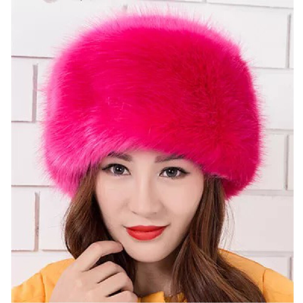 Wedding Hats for Brides Ladies White Faux Fur Hats Wedding Party Accessorie Winter Women Hat