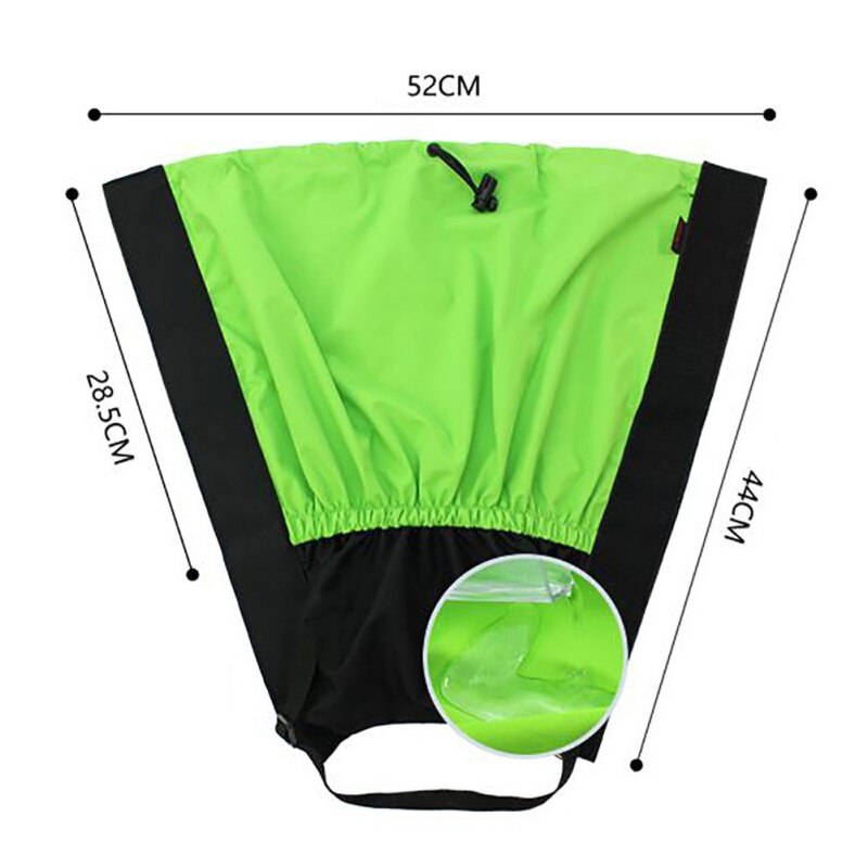 Unisexe imperméable Legging jambe couverture guêtre randonnée Camping botte chaussure voyage coupe-vent jambières
