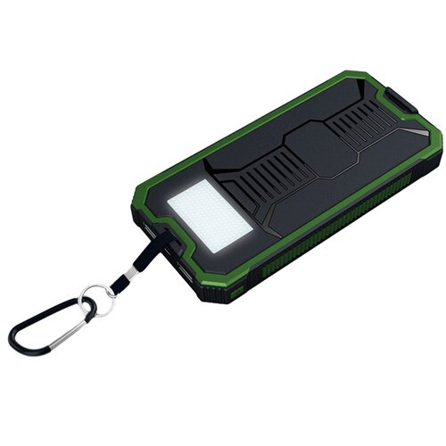 80000mAh Solar Power Bank Two-way Fast Charging High capacity External Battery with Indicator Light for Outdoor Xiaomi Iphone: green