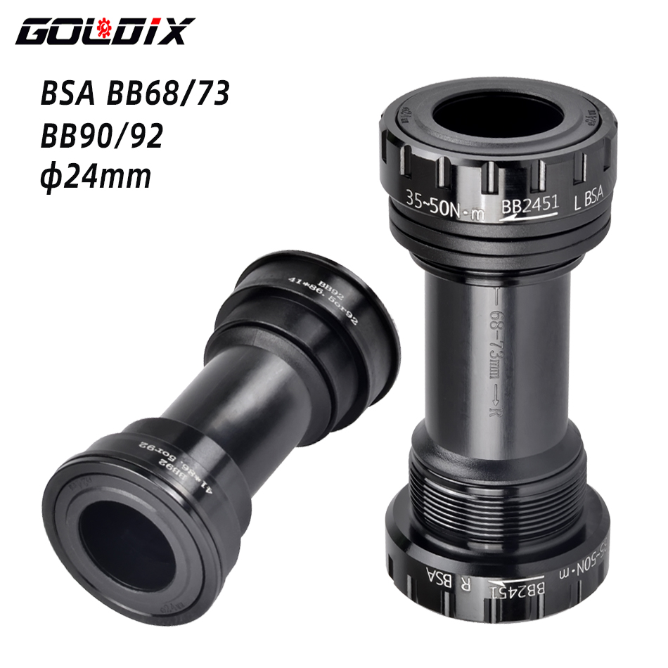 GOLDIX BB68 / BB92 tretlager fahrrad Adapter Kurbel 1.37/24mm für MTB Rennrad DRÜCKEN tretlager