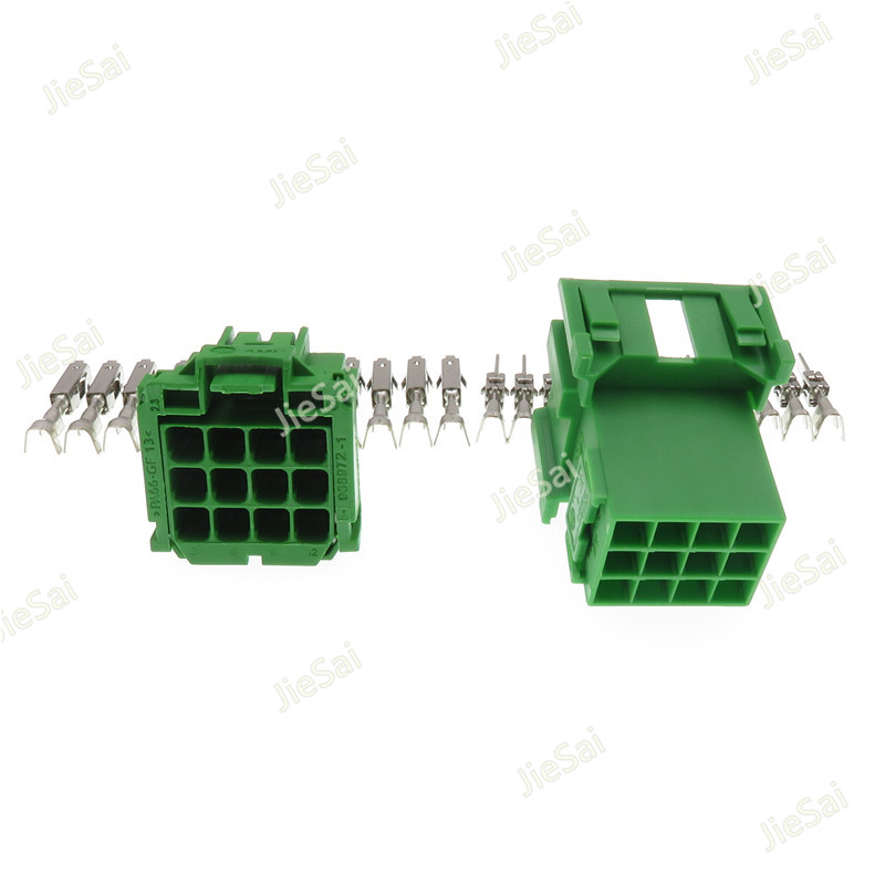 12 Pin 1-967627 8-968972-1 Auto Car CD Player Plug Wire Socket Female Male Connector