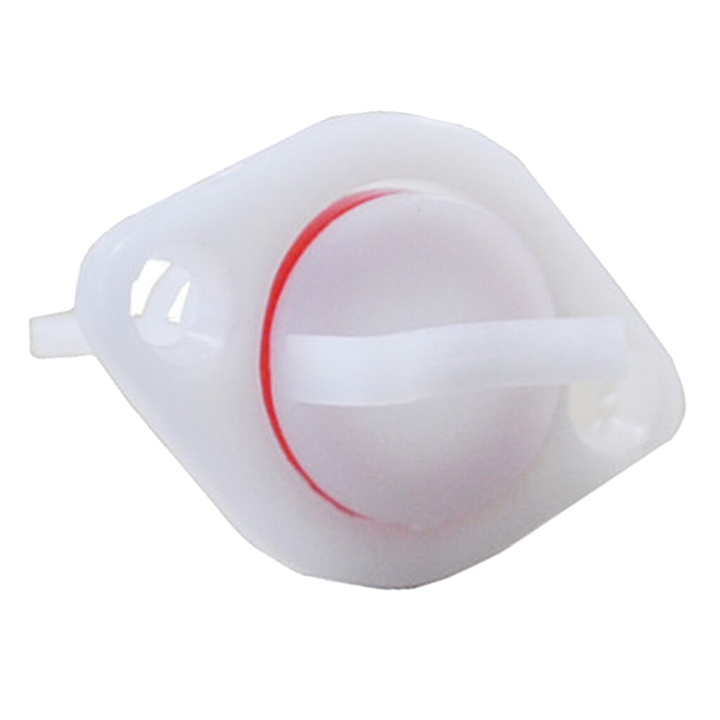 Universal Self Retaining 1" Nylon Marine Boat Drain Plug Bung with Socket White