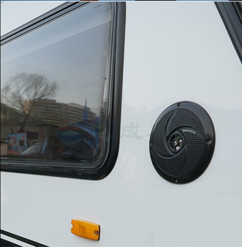 6.5 inch 40W Marine Waterproof Speakers Auto Modified Horn Round Flush Fitting For Yacht Marine Car RV Camper Boat Accessories