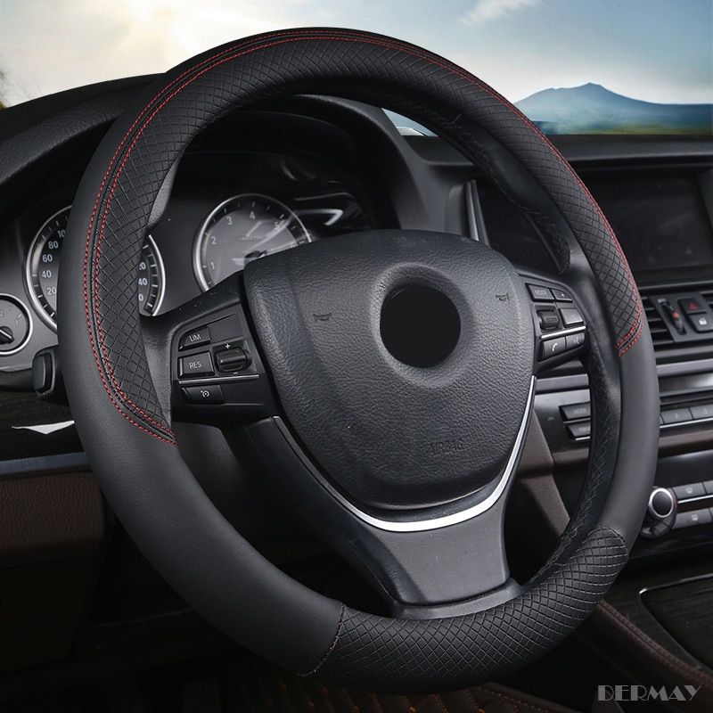 Stuurhoes microvezelleer maat m past op de meeste auto's