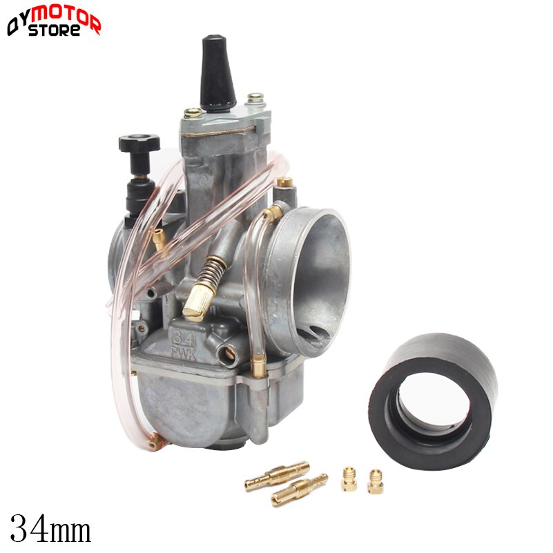 Pwk 21 24 26 28 30 32 34mm kaasutin oko keihi koso skootterille jog dio  kr150 rtl 250 cr80 cr85r cr125 nsr 50 nsr 80 dt100 125 175: 34mm