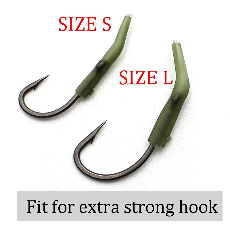 20pcs Carp Fishing Accessories Terminal Anti Tangle Sleeves For Carp Fishing Hook Line Aligner Carp Feeder Hair Rigs Fish Tackle
