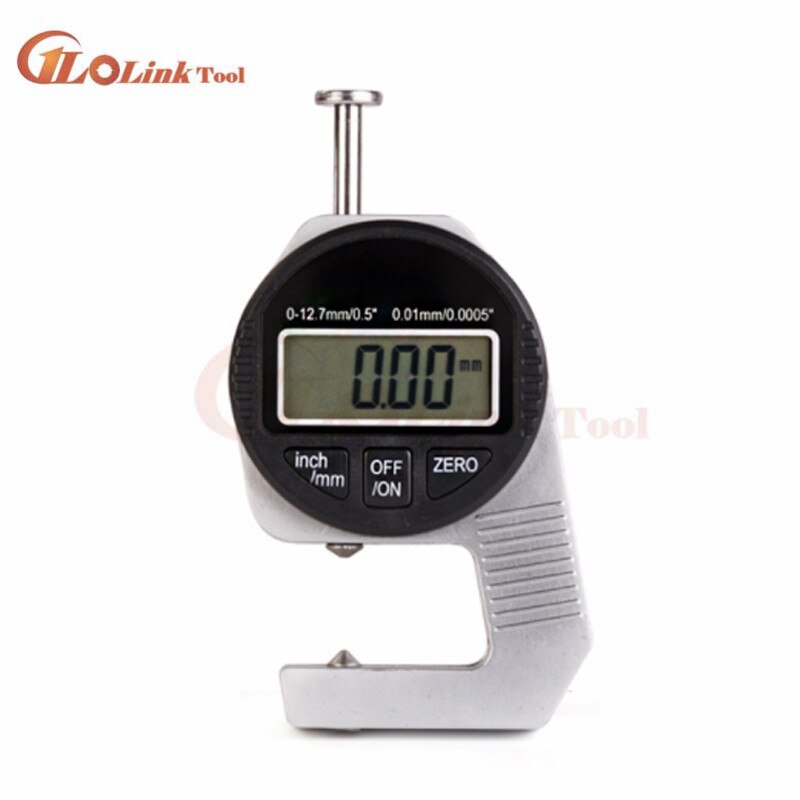 Mini jauge numérique d'épaisseur 0.01mm, grand écran LCD, indicateur électronique à cadran, outil de mesure d'épaisseur d'éponge