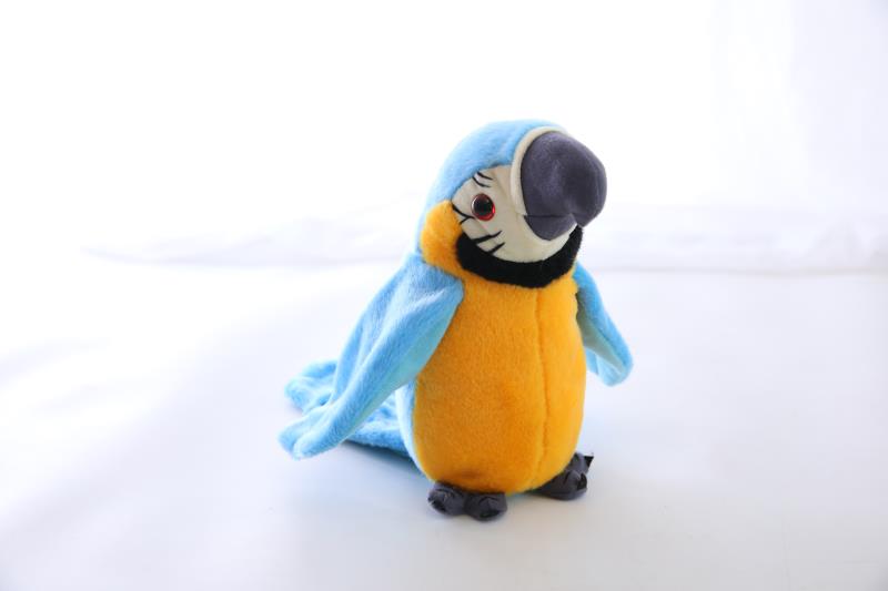 Juguete de loro eléctrico que habla para niños, juguete suave eléctrico que graba y agita las alas, de cumpleaños: Electric models D