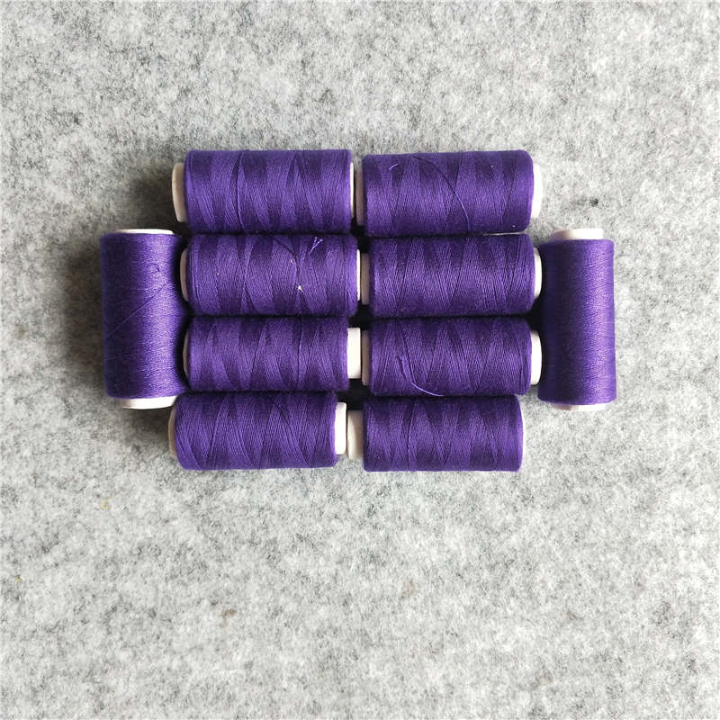embroidery thread sewing machine thread clothing accessory 20 kind of colour select 100 yard 10pcs sell: purple