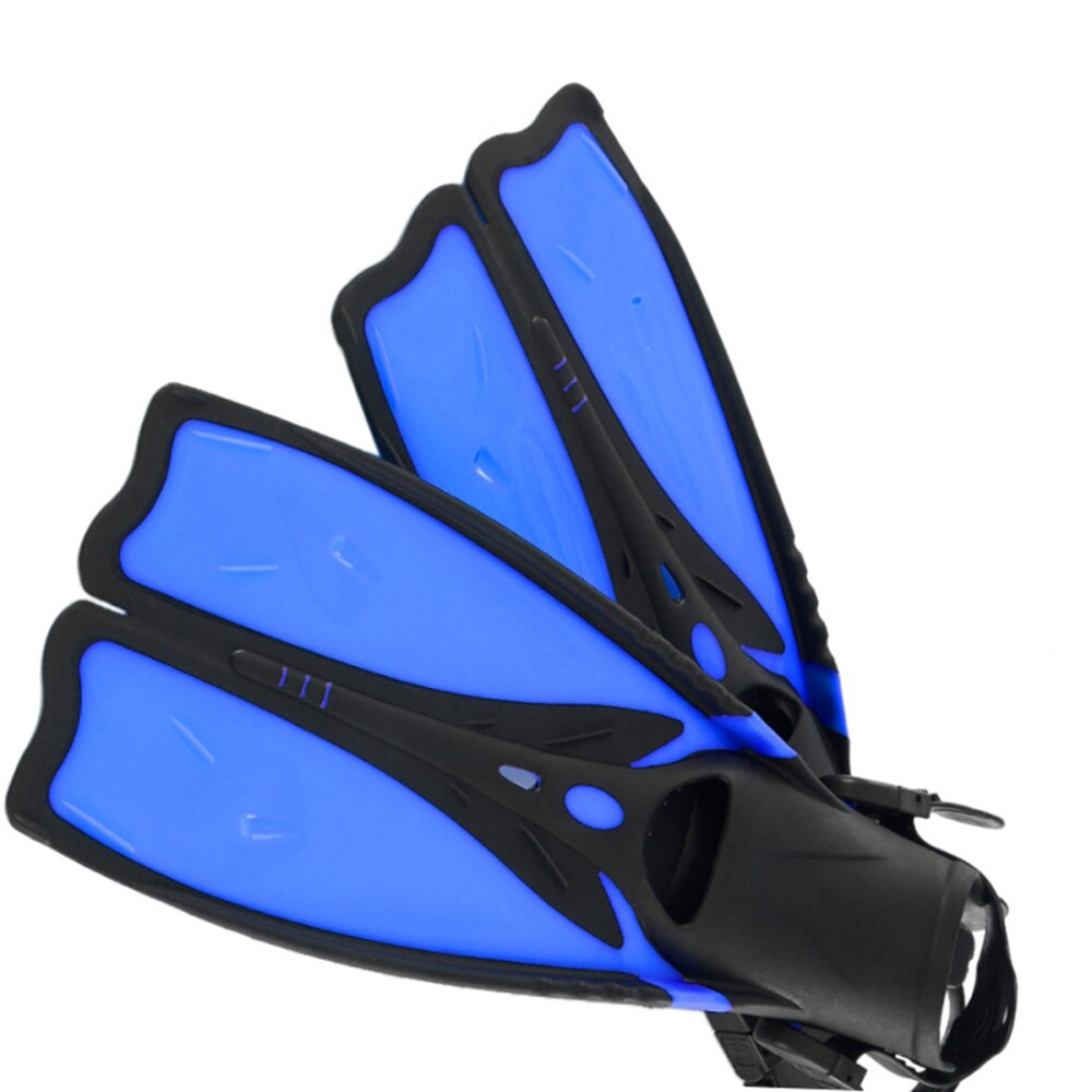 1 Pair of Adults Diving Training Flippers Snorkeling Adjustable Swimming Heel Fins Flippers for Sports (Yellow, Size)