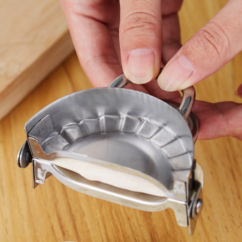 DIY Dumpling Mold Mould Stainless Steel Dumpling Wraper Maker Device Kitchen Cook Pastry Dough Cutter Accessories Tools #38