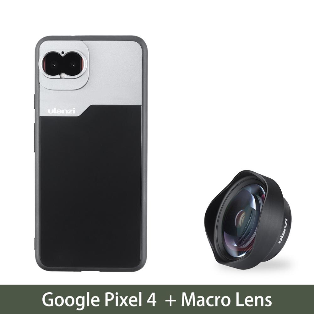 Ulanzi 17MM Thread Phone Lens Case Kit for iPhone 11 pro max Macro Lens Pixel 4 4XL 10X Macro Lens 1.33X Anamorphic Lens Case: Pixel 4 Macro Lens