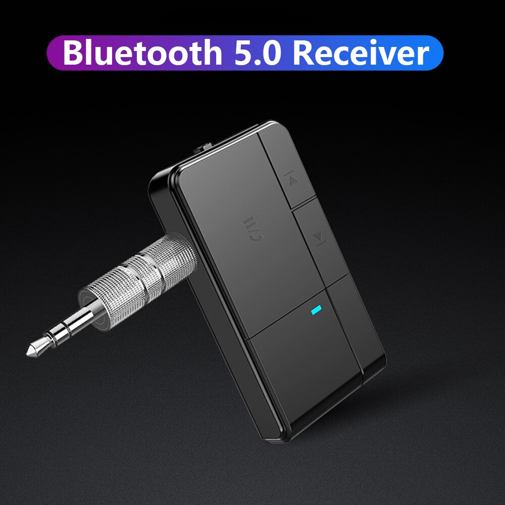 Bluetooth 5.0 Ontvanger Zender 3.5mm AUX Jack RCA A2DP Stereo Muziek 2 IN 1 Draadloze Adapters Voor Car Home stereo TV Luidspreker