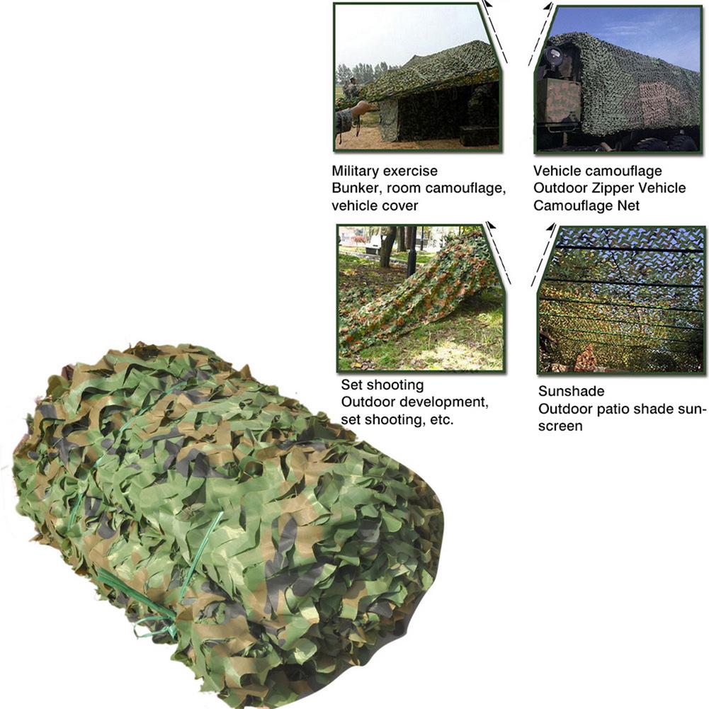 Woodland Camo Netting Camouflage Net Privacy Protection Camouflage Mesh For Outdoor Camping Forest Landscape