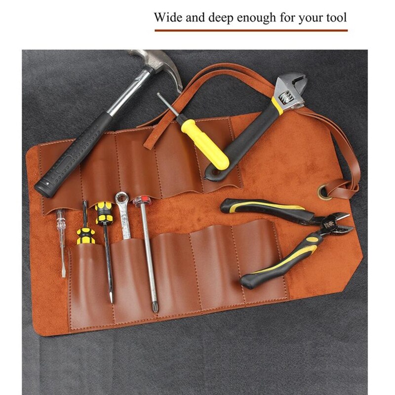 Organizer For Tool Bag With 10 Pockets, Folding Case For Bike Repair, Outdoor Cycling Screwdrivers Roll, Key Keys, Screw