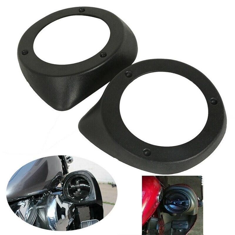 Paar 6,5 inch Lautsprecher Boxen Pod Niedrigeren Entlüftet Bein Verkleidungen Fit für Touring Road King Entlüftet Unteren Verkleidung Electra Straße glide 19