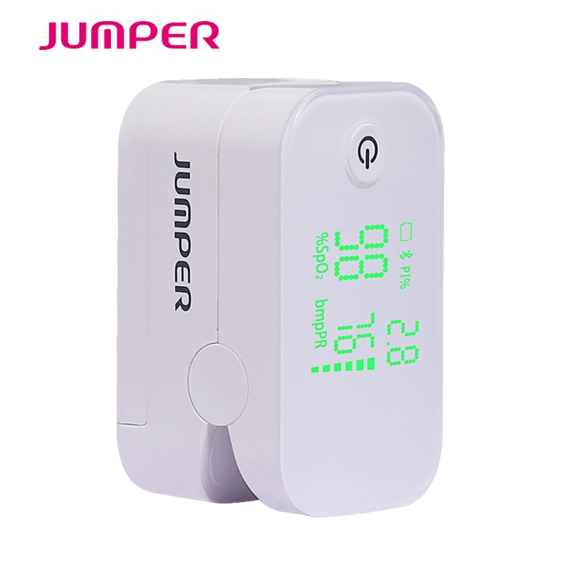 Jumper-oxímetro de pulso para dedo, oxímetro de pulso con Bluetooth, pulsioxímetro saturador