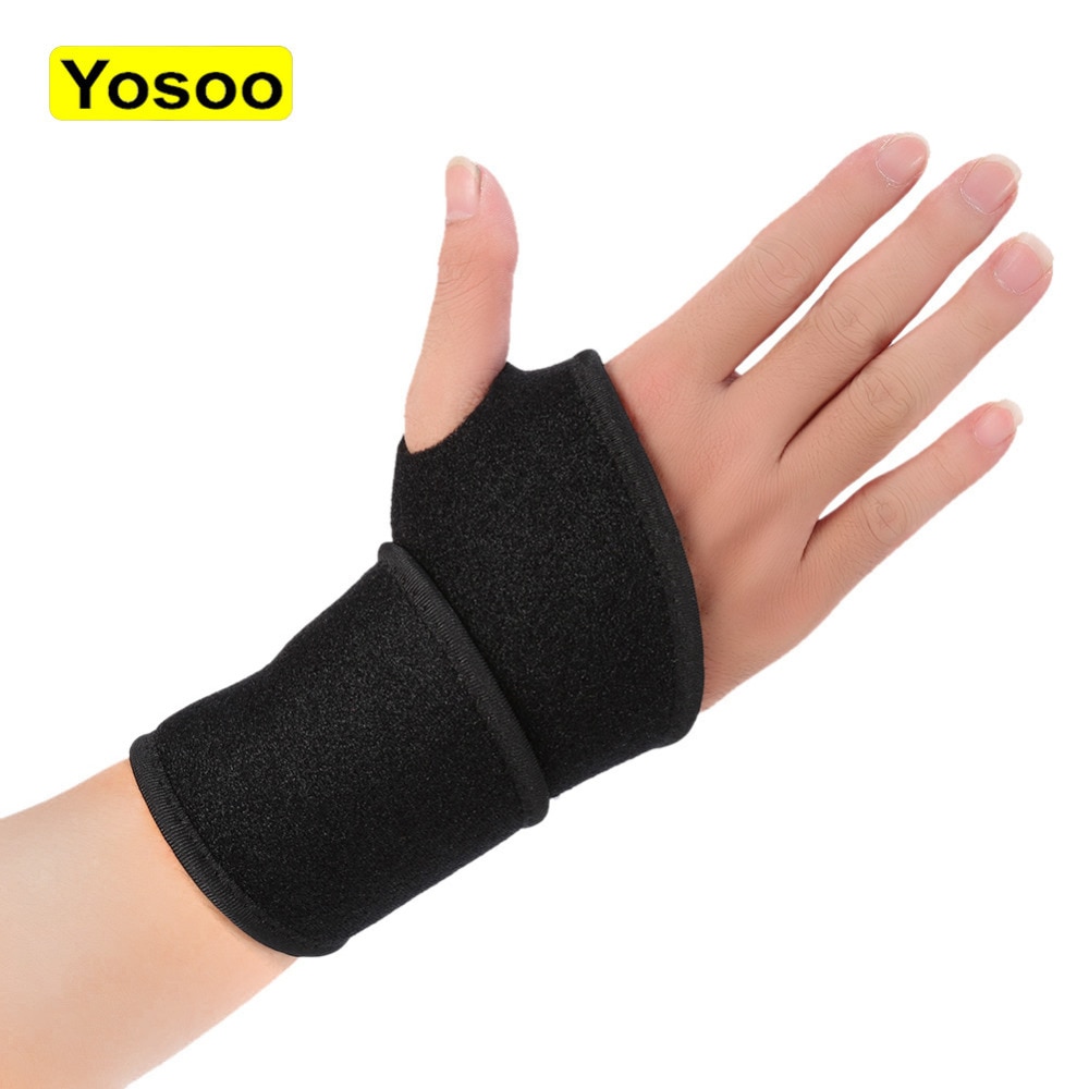Yosoo Wrist Brace Wraps Carpal Tunnel Tendonitis Arthritis Pain Relief Sports Wrist Support Protector Wrist Braces Supports