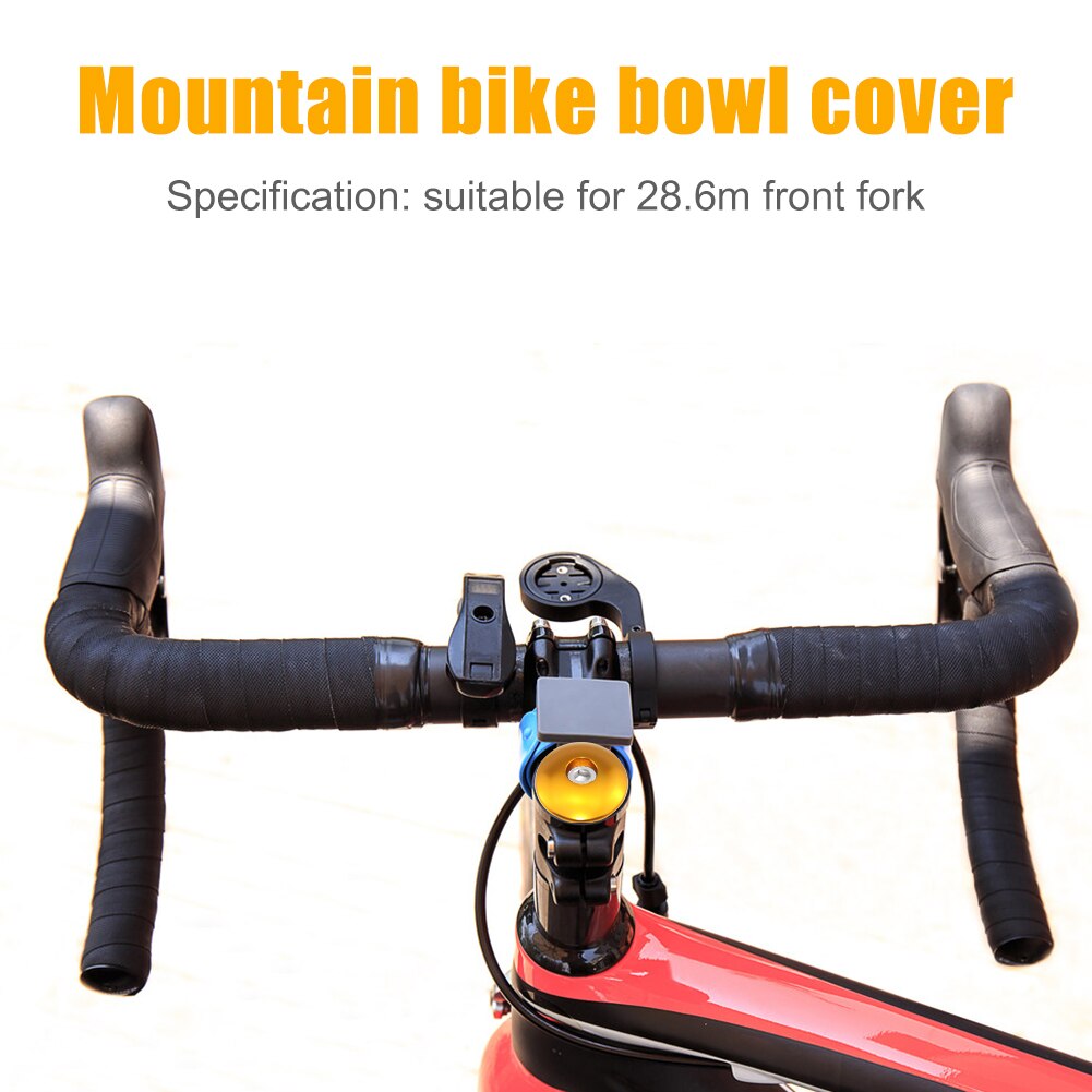 Bicycle Headset Fork Top Cap MTB Mountain Bike Stem Top Cover Cycling Equipment Screws Cap Cycling Accessories
