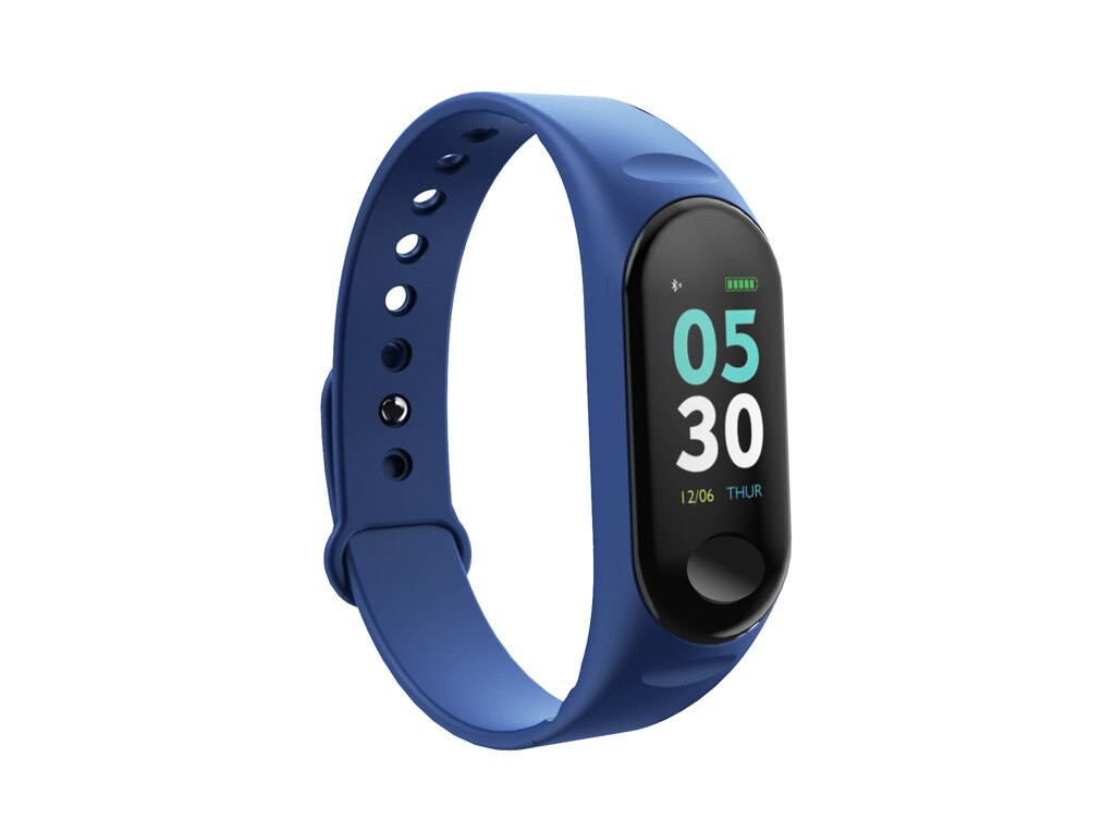 Pedometer 0.96inch Practical And Convenient Color Screen Heart Rate Blood Pressure Sleep Monitoring Smart Watch Band Smart: A