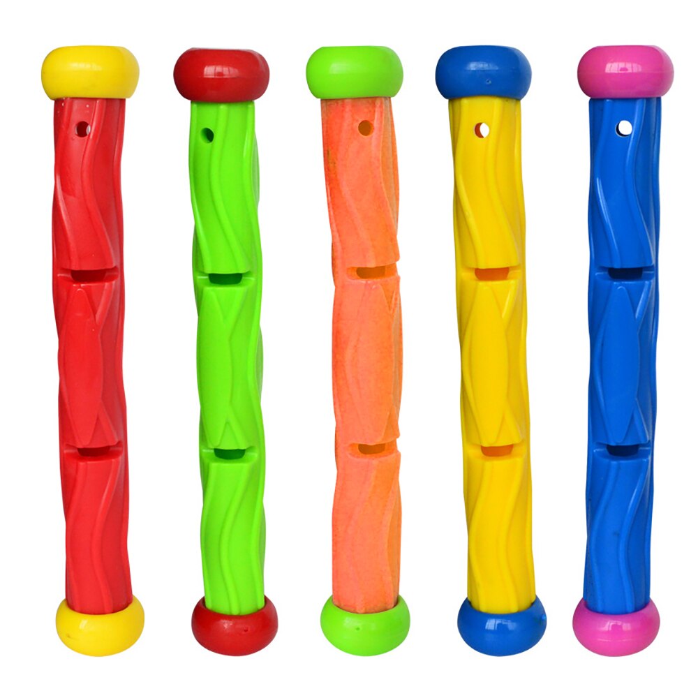 5 Pcs Onderwater Zwemmen Duiken Zwembad Speelgoed Multicolor Duiken Stok Speelgoed Onder Water Games Training Duiken Sticks Grappig Spel Speelgoed