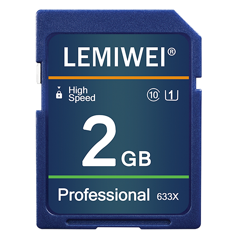 Camera Memory SD Card 256MB 512MB 1GB 2GB Class 10 High Speed UHS-I 633x Storage Card U1 Lemiwei Memory Card: 64 GB