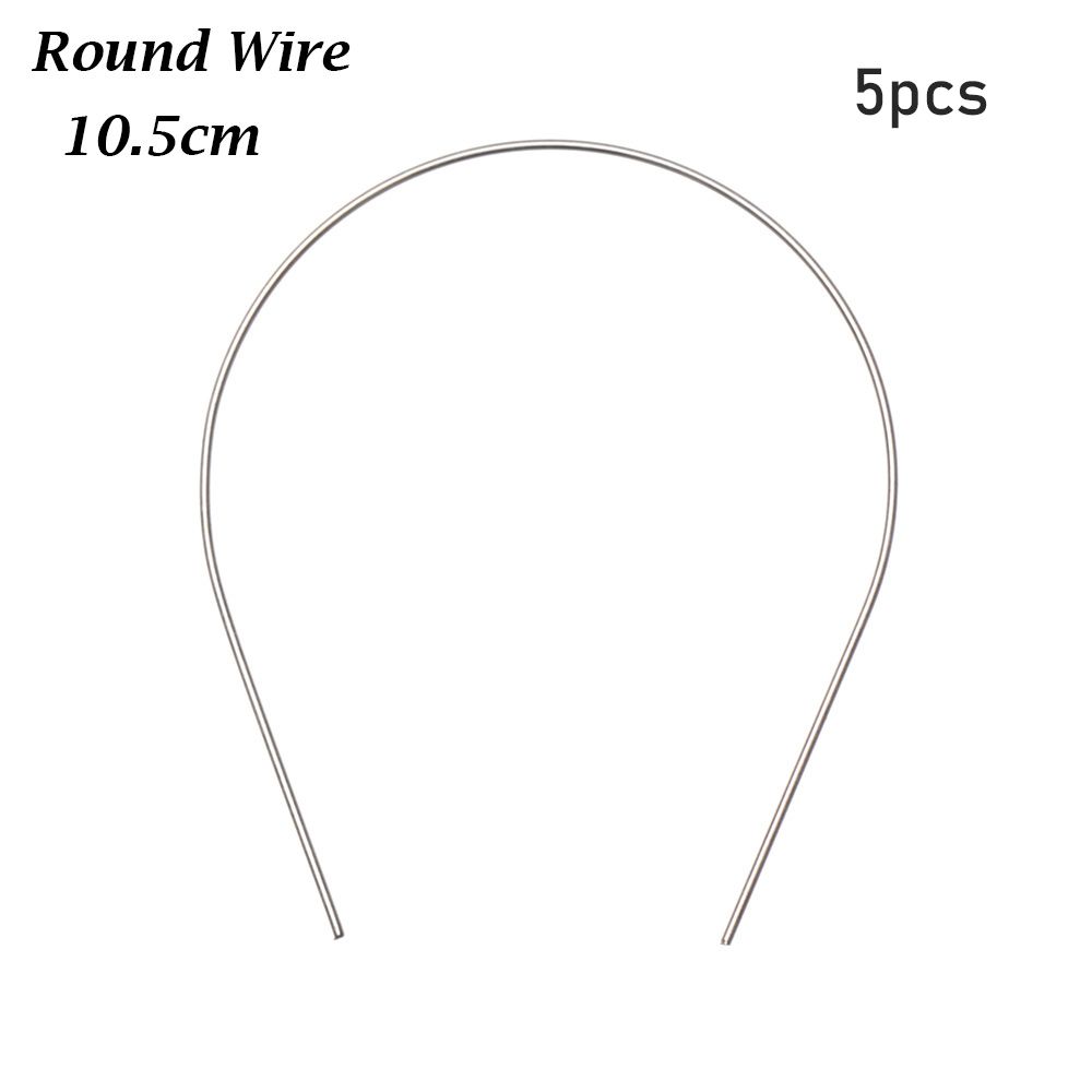 Accesorios de decoración para el cabello de muñecas, piezas de banda para la cabeza, materiales para diademas de muñecas, 1/3, 1/4, 1/6, 5 uds.: Verde