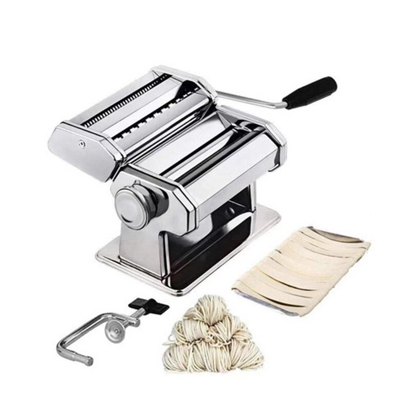 Pasta Maker Machine Hand Crank - Roller Cutter Noodle Makers Best for Homemade Noodles Spaghetti Dough Making Tools