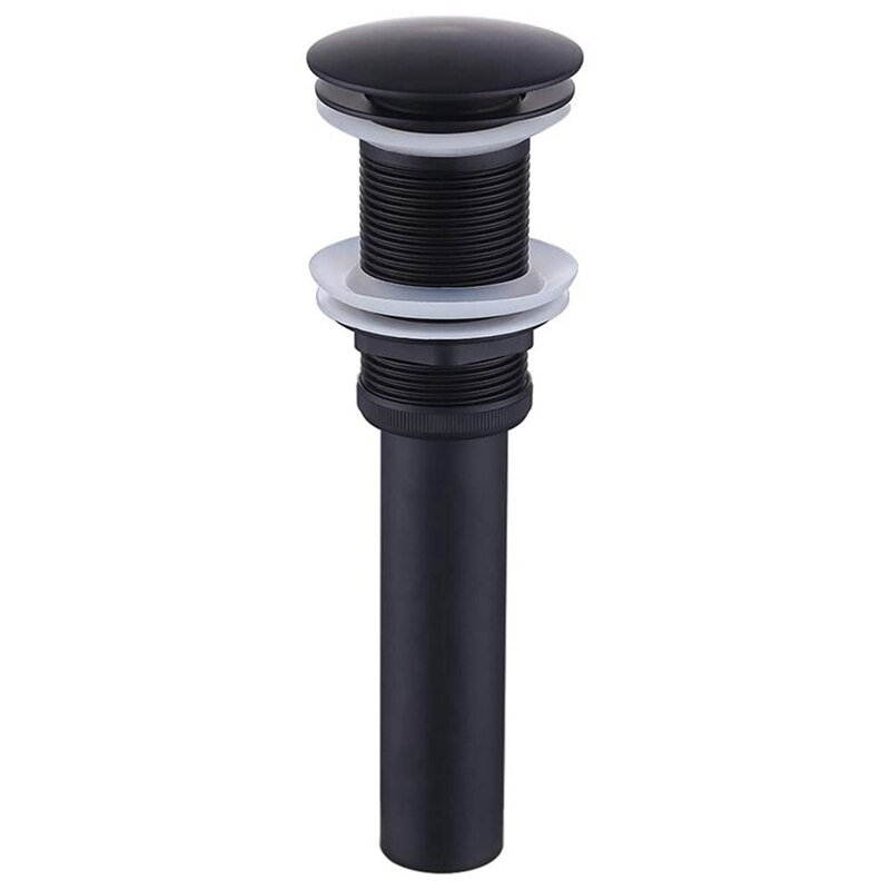 ABSF Sink Drain Without Overflow Bathroom Popup Drain Assembly Stopper Vessel Sink Brushed Brass: Navy Blue