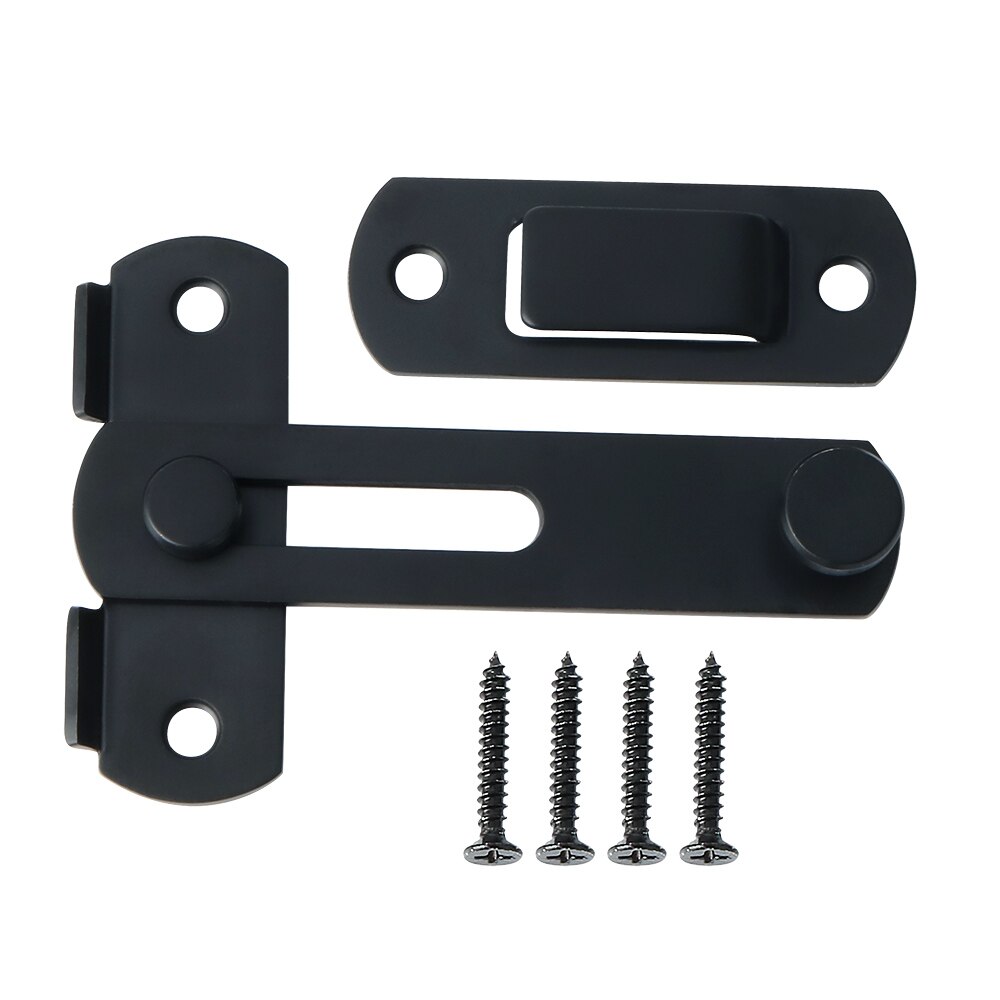 Alise SUS 304 Stainless Steel Flip Latch Gate Latches Door Lock Bar Latch for Windows Sliding Door Garden Guardrails Pet Doors